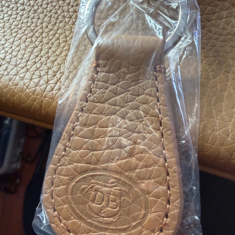 Dooney & Bourke Caramel Leather Hobo Bag - Picture 6 of 9